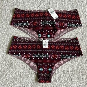 Aerie Smoothz No-Show Cheeky Underwear 2-pack, size S.
